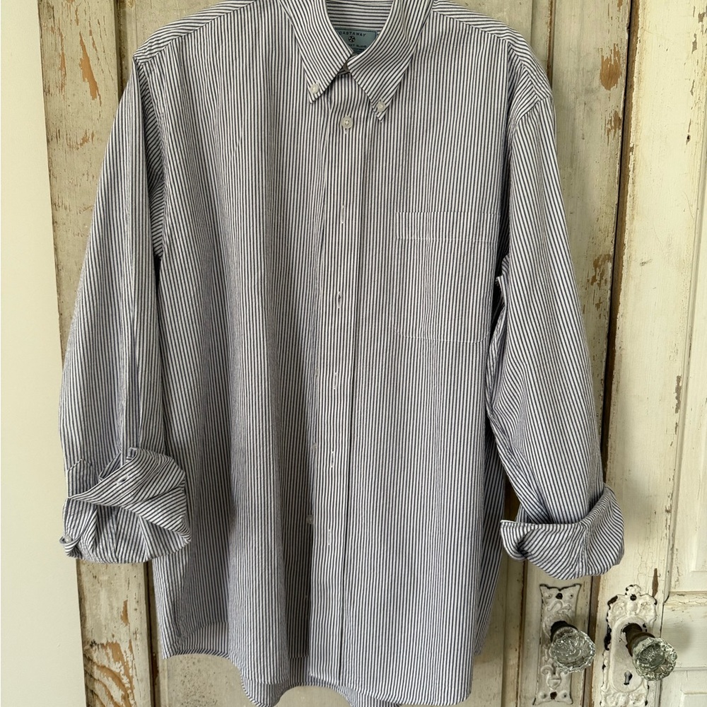 Classic Striped seersucker Men's Shirt